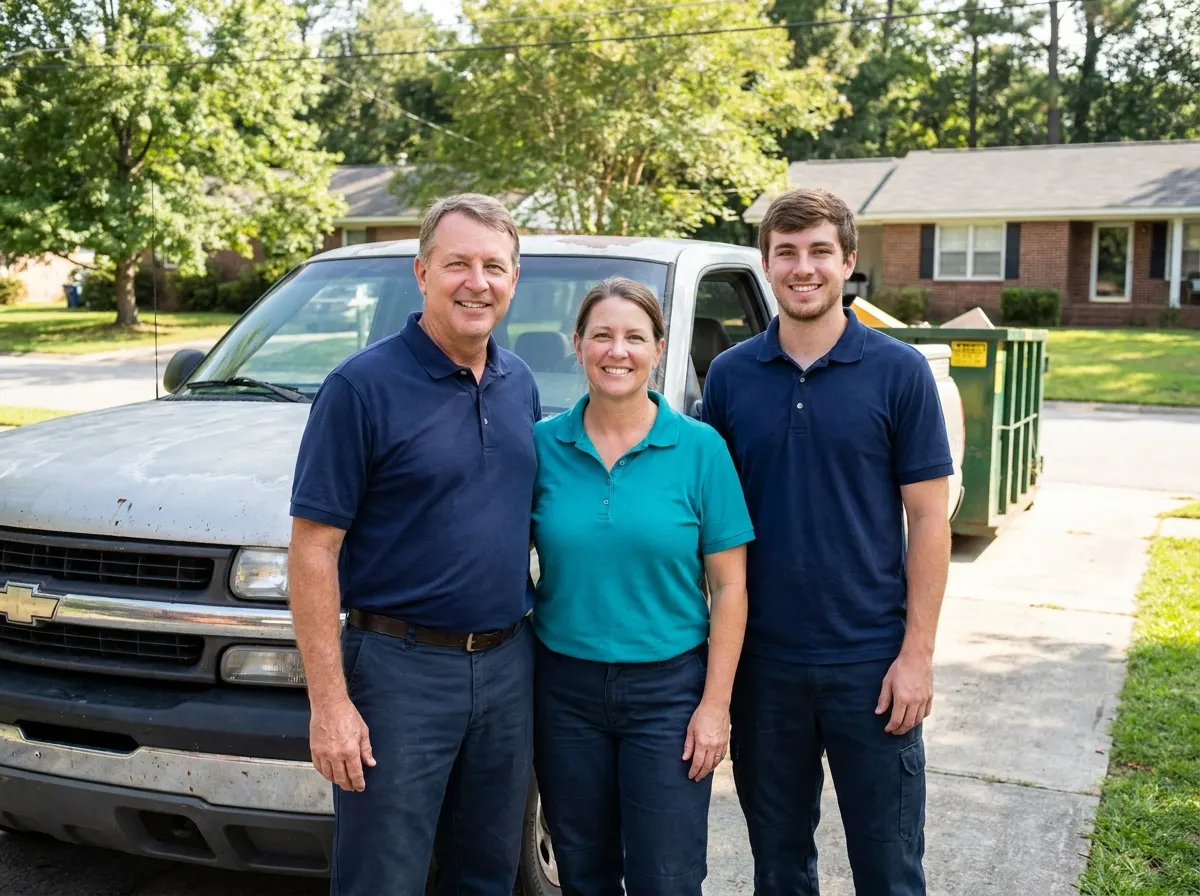 Debris Dumpster Rental Columbia dumpster rental service team in Columbia, SC
